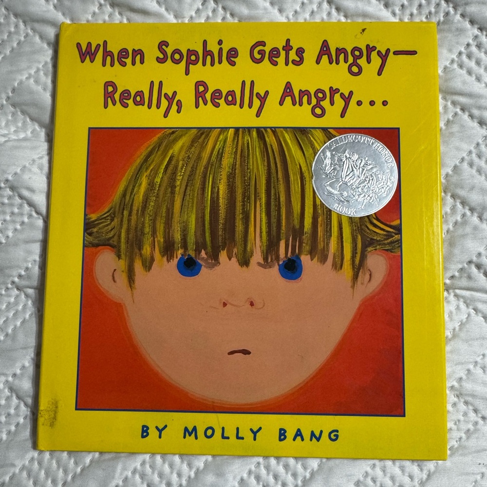 When Sophie Gets Angry Hardcover Book by Molly Bang Social Emotional Well Being